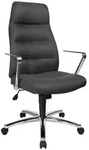 Topstar Chefsessel Chairman&reg; 70, NC79R DC2 anthrazit, chrom Stoff - Silber