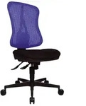 Topstar B&uuml;rodrehstuhl "Head Point SY" schwarz / blau - Blau