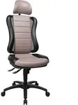 Topstar B&uuml;rostuhl Head Point RS, HE300 S103X grau, schwarz, schwarz Stoff -