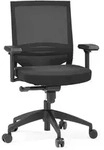 hjh OFFICE Profi B&uuml;rostuhl PORTO BASE Ergonomischer Schreibtischstuhl mit Armlehnen