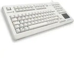 CHERRY TouchBoard G80-11900 Kabelgebundene Tastatur mit Touchpad, Hell Grau, USB