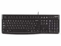 Logitech K120 Corded Keyboard - Kabelgebunden, USB, QWERTY, Schwarz | 920-002499
