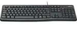 Logitech K120, Kabelgebunden, USB, QWERTY, Schwarz - Schwarz