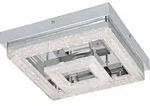 EGLO LED Deckenleuchte Fradelo, 2 flammige Deckenlampe, Wohnzimmerlampe aus Metall,