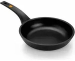 BRA Efficient, Rund, Allzweckpfanne, Schwarz, PTFE, Aluminium, Gas, Induktion -