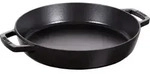 Staub Gusseiserne Bratpfanne mit zwei Griffen, 34 cm NPC405110730 - Schwarz