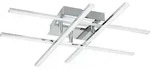 EGLO LED Deckenlampe Lasana 1, 4 flammige Deckenleuchte, Material: Stahl, Kunststoff,