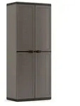 Keter Kis Besenschrank Jolly Grey - Grau/Schwarz
