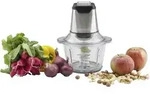 Gastroback Design Mini Chopper Plus, 0,6 l, Edelstahl, Transparent, Glas, Edelstahl,