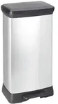 Curver 50L, 50 l, Quadratisch, Kunststoff, Schwarz, Silber, Terrasse, 390 mm -