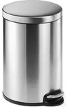 DURABLE Treteimer Edelstahl 20L rund, 340223 silber - Silber