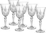 RCR Melodia White Wine Glasses &ndash; 210 ml &ndash; Set of 6 &ndash; Crystal Clear &ndash;