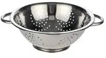 Edelstahl-K&uuml;chensieb (Salatseiher) Ma&szlig;e: ca. &Oslash; 28cm - Silber