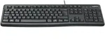 Logitech K120, Kabelgebunden, USB, QWERTZ, Schwarz - Schwarz
