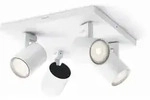 Philips myLiving Runner Decken-/Wandspot, 4x, Strahler Oberfl&auml;chenbeleuchtung, GU10,