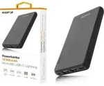 ALLIGATOR PB1000, 10000mAh 3v1, micro/iPh/USB-C, black - Schwarz