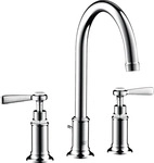 HansGrohe 16514000, HansGrohe AXOR Montreux 3-Loch Waschtischarmatur 180 mit