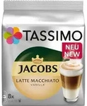 Tassimo Latte Macchiato Vanilla, Kaffee, Vanille Milchkaffee Kaffeekapsel, gemahlener