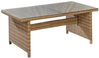 Merxx Gartentisch Riviera 200 x 100 cm - Stahl/Kunststoffgeflecht