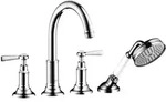 AXOR 16554000 4-Loch Wannenarmatur Axor Montreux - Silber