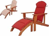 Adirondack Chair HARPER, mit Wendeauflage