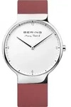 Bering Herren Uhr Armbanduhr Max Ren&eacute; Ultra Slim - 15540-500 Silikon - Rot