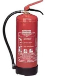 Pulverfeuerl&ouml;scher PD 6 G A 6kg m.Dauerdruck Brandkl.34 A 233 B C m.Wandh.GLORIA