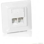 Equip Cat.5e Deutsche Modulblende Frontplatte, 5pcs/pack, RJ-45, 5e, Wei&szlig;,