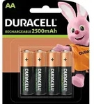 Duracell 4xAA, Wiederaufladbarer Akku, AA, 4 St&uuml;ck(e), 2500 mAh, Mehrfarbig, 84 mm -