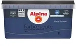 Alpina Farbrezepte Blaue Stunde matt 1 Liter - Blau