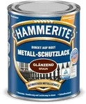 Hammerite Metallschutzlack Gl&auml;nzend, 3in1 Rostschutzlack f&uuml;r Metall, Braun, 750 ml