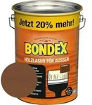 BONDEX Holzlasur nussbaum 4,8 l (20 % Gratis!) - Braun