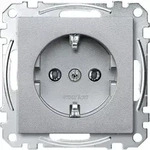 Merten SCHUKO-Steckdose SK MEG2401-0460 aluminium System M - Silber