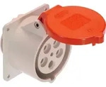 as-Schwabe CEE-Anbaudose 400V 32A 5-polig mit Dichtungsring max. 6mm2 IP44