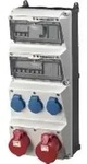 MENNEKES 940006, Typ F, 5P, Schrauben, Blau, Grau, Rot, Wei&szlig;, Kunststoff, IP44 -