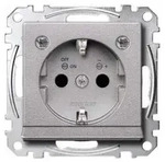Merten MEG2304-0460 Steckdose CEE 7/3 Aluminium (MEG2304-0460) - Silber