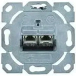 Teleg&auml;rtner Modulaufnahme AMJ-S 2fach 100022965 - Silber