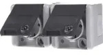 Jung SCHUKO-Steckdose 2-fach 16A 250V 8220 NAWSL (8220NAWSL) - Schwarz