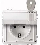 Merten SCHUKO-Steckdose pws MEG2317-7219 - Wei&szlig;