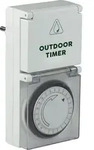as-Schwabe Zeitschaltuhr Au&szlig;en Timer mechanisch Schukodose Zeitschalter IP44 -...