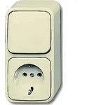 Busch-Jaeger 2601/6/2300 EAP, CEE 7/3, 2P+E, Beige, CE, 250 V, 16 A - Beige