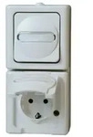 Kopp 130802000, CEE 7/3, 2 Modul(e), CEE 7/4, Wei&szlig;, 250 V, 16 A - Wei&szlig;