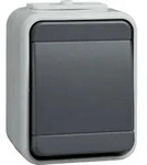 Schneider Electric 442109, Tasten, Schwarz, Grau, Thermoplast, IP44, WEEE, 65 mm