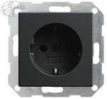GIRA 018828, CEE 7/3, CEE 7/4, Anthrazit, 250 V, 16 A - Grau