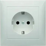 Hager 47429909, Typ F, Wei&szlig;, Kunststoff, Thermoplast, 250 V, 16 A, 50 - 60 - Wei&szlig;