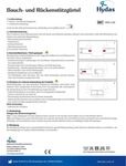 Hydas Bauch- und R&uuml;ckenst&uuml;tzg&uuml;rtel, Medizinprodukt, Einheitsgr&ouml;&szlig;e, 1er...