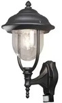 Konstsmide Parma Bewegungsmelder schwarz lackiertes Aluminium, klares Acrylglas
