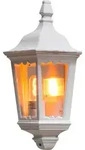 Konstsmide Firenze Wandleuchte wei&szlig; lackiertes Aluminium, klares Glas 7229-250