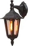Konstsmide Firenze Down schwarz lackiertes Aluminium, klares Glas 7231-750