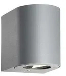 Nordlux Wandlampe Canto, Grau, Ip44, 77571010 - Grau